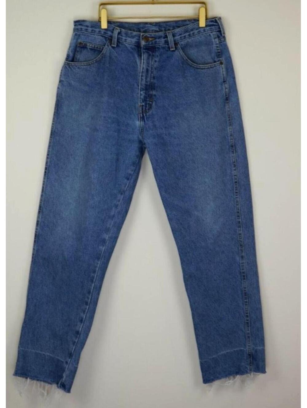 Vintage Penmans High Waist Raw Hem Mom Jeans Size 34/30